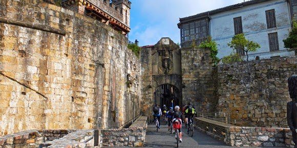 Entrando en Hondarribia