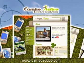 Interface de la web www.campoactivo.com