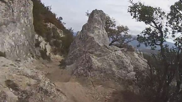 Paso de piedra después de Corres