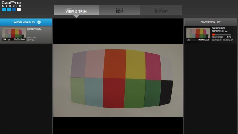 GoPro Studio convert