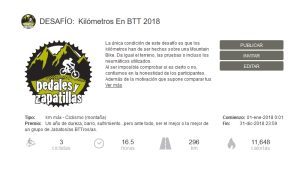 Desafío Endomondo 2018