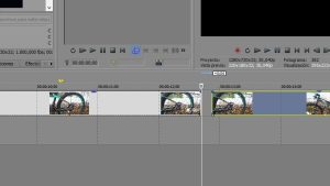 Cortar vídeo con Sony Vegas