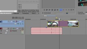 Separar audio y vídeo en Sony Vegas