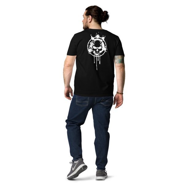 Camiseta para ciclistas Skull negra