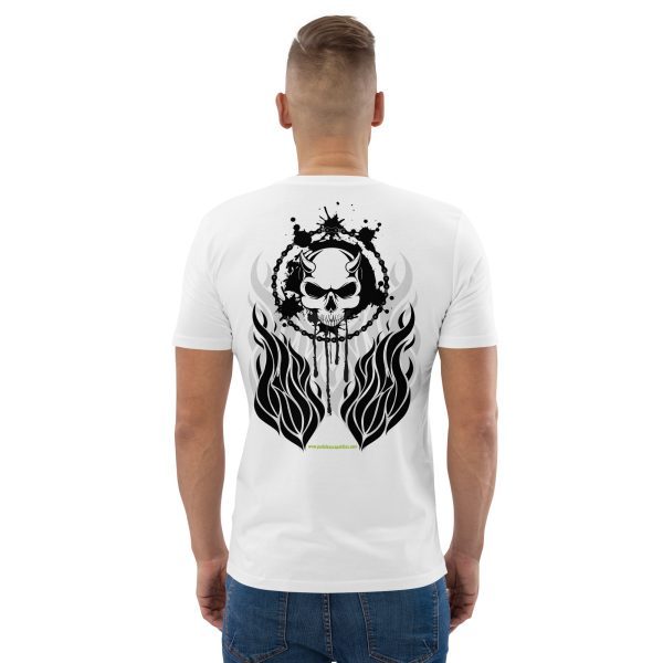 Camiseta para ciclistas Hellbiker blanca