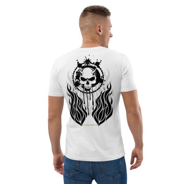 Camiseta para ciclistas Hellbiker blanca