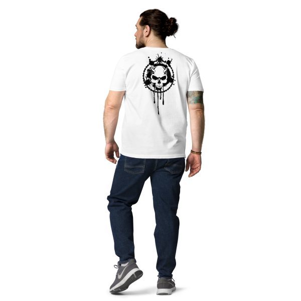 Camiseta para ciclistas Skull blanca