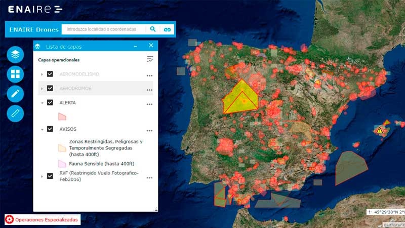 ENAIRE drones