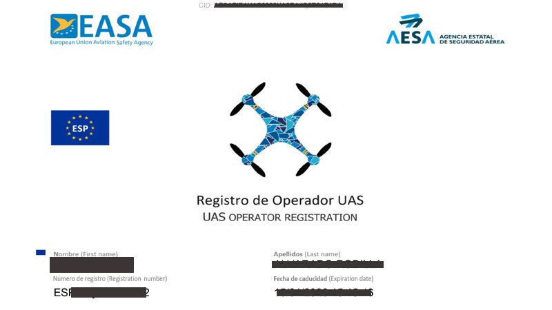 Registro de Operador UAS